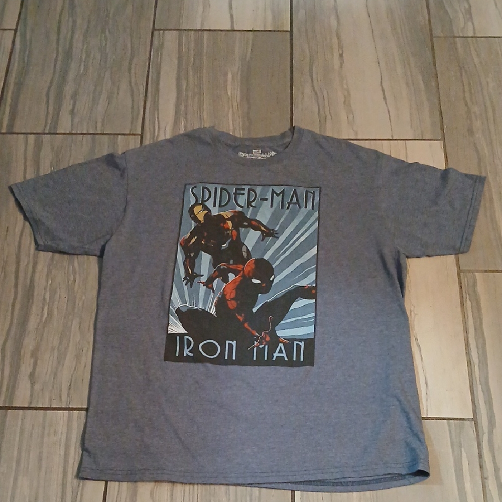 Marvel Blue Iron Man Short Sleeve Tee